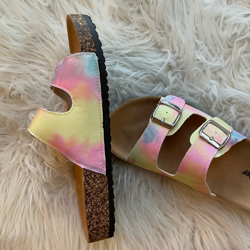 Tie Dye Footbed Sandals - Picture 14 of 16